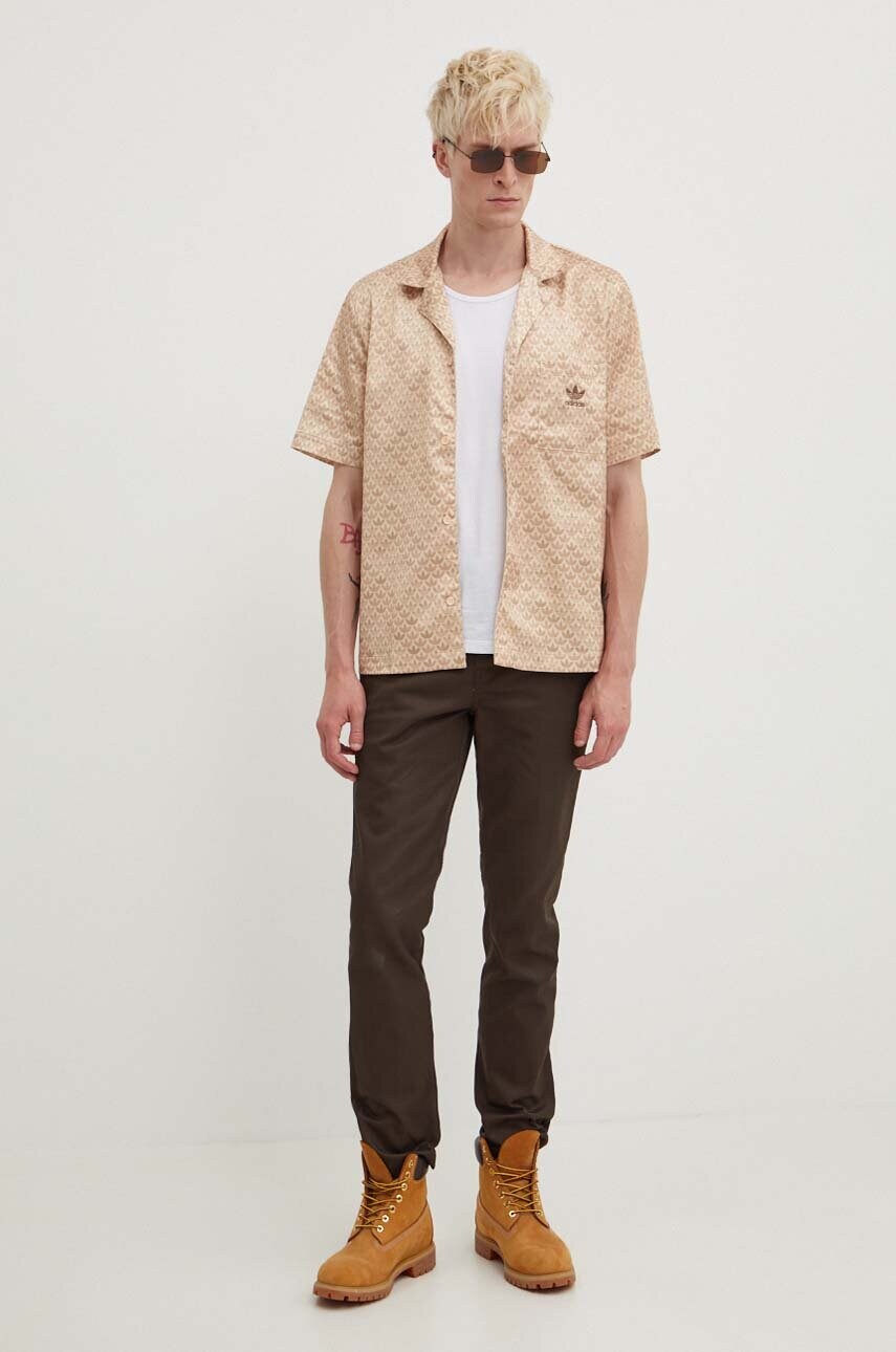 Штани Dickies чоловічі колір коричневий пряме