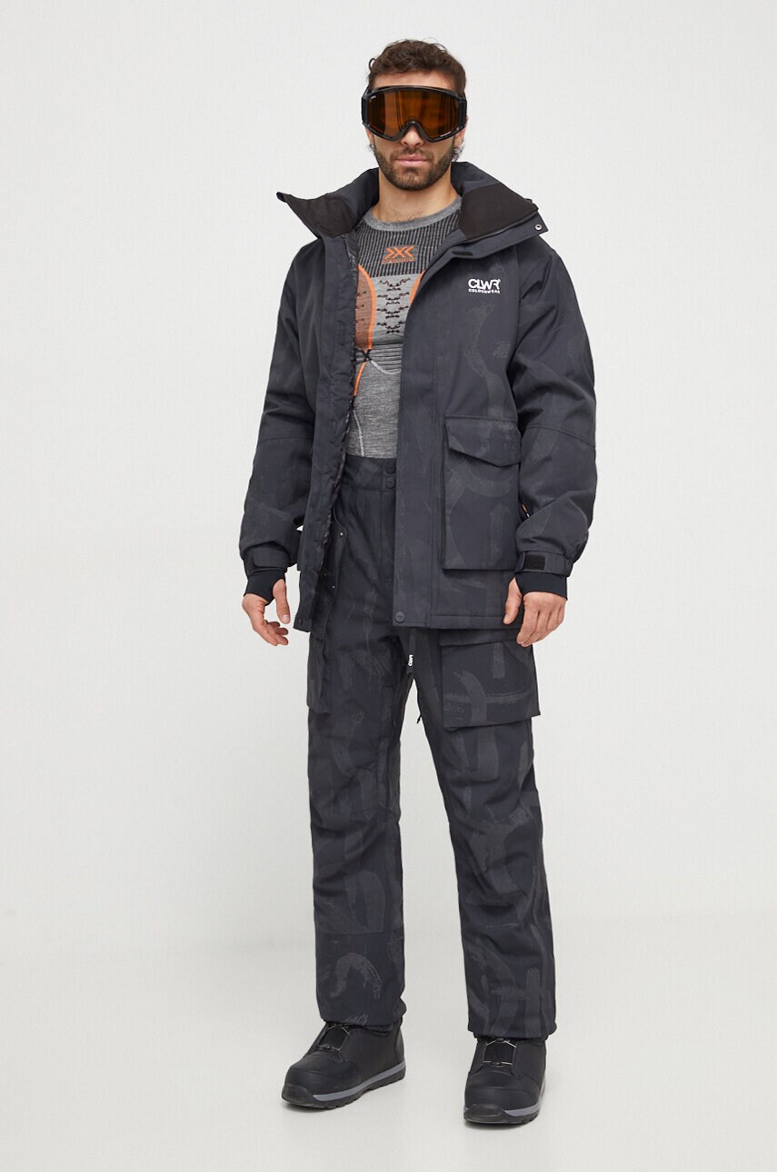 Штани Colourwear Mountain Cargo колір чорний