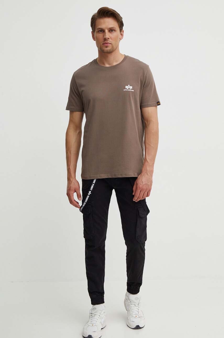 Штани Alpha Industries чоловічі колір чорний