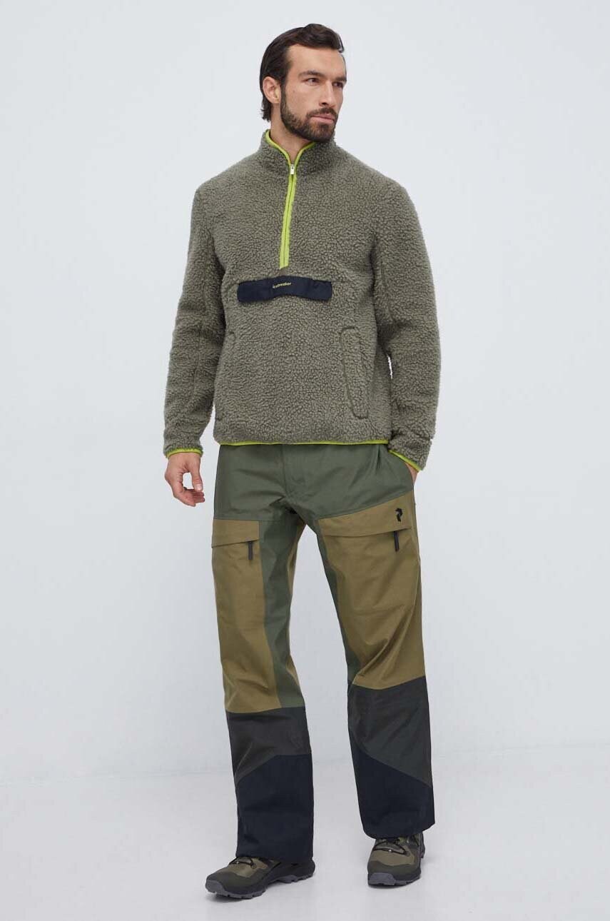 Лижні штани Peak Performance Gravity Gore-Tex колір зелений