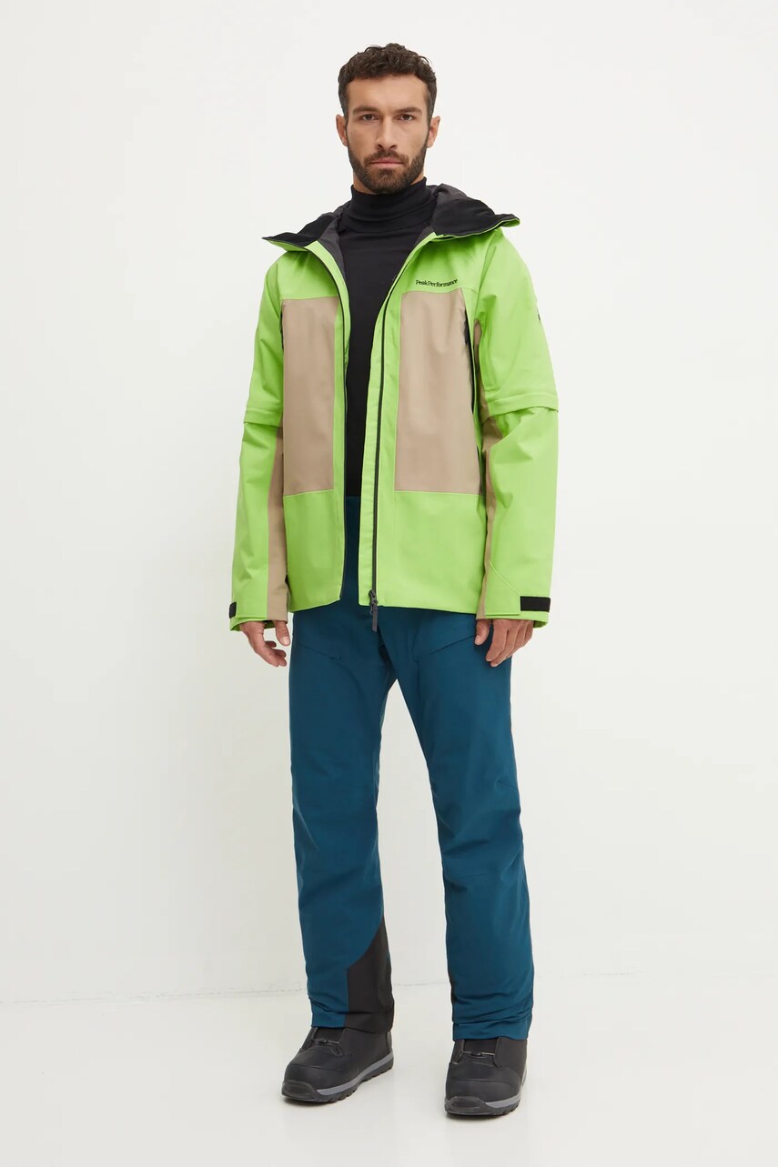 Лижні штани Peak Performance Maroon колір бірюзовий