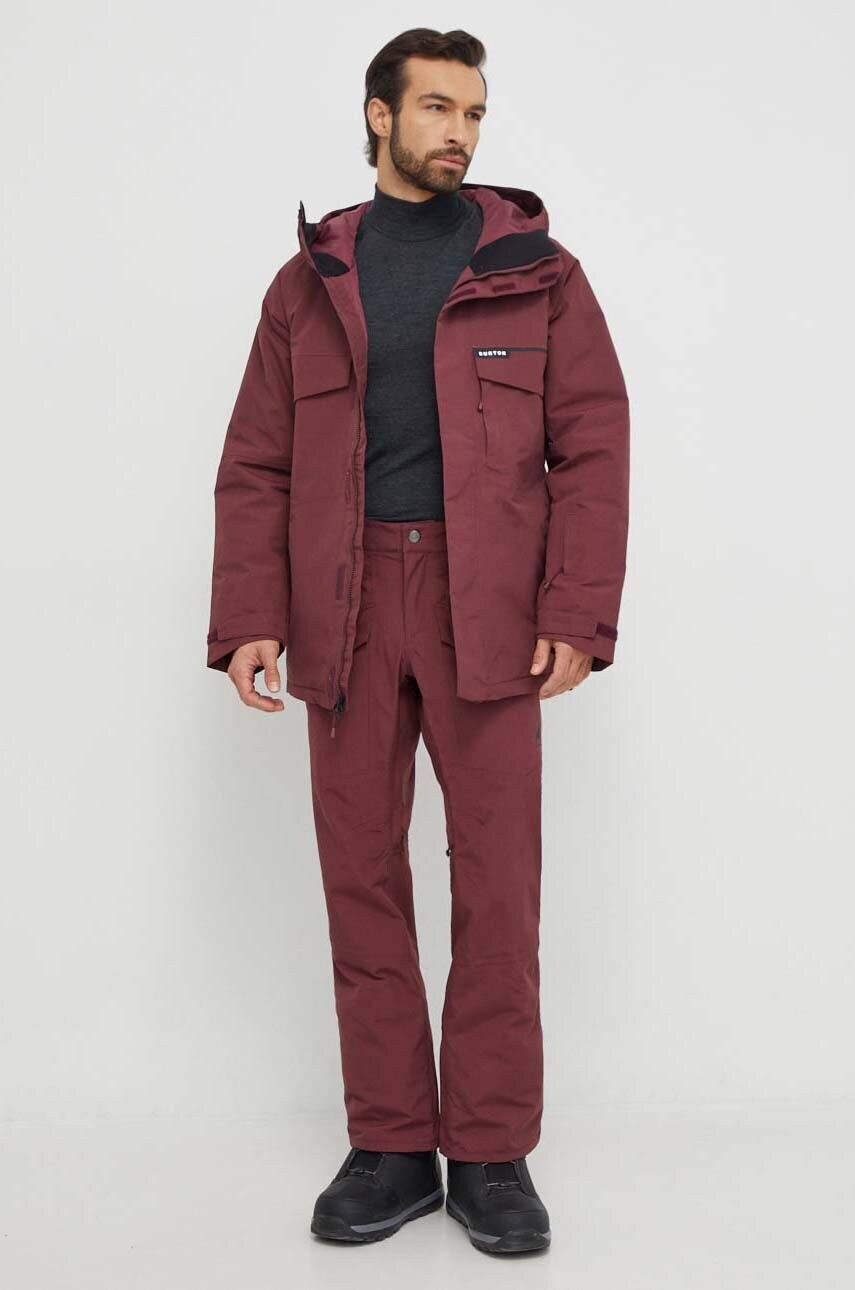Штани Burton Covert 2.0 колір бордовий