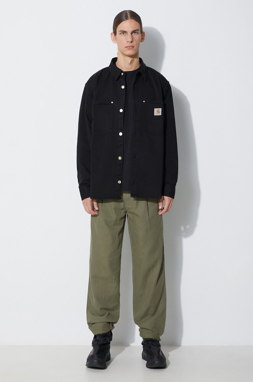 Штани Maharishi U.S. Chino Loose чоловічі колір зелений прямі 4604.OLIVE