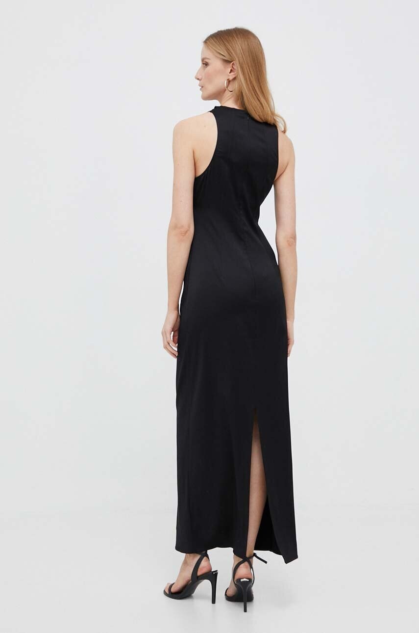 Сукня Calvin Klein колір чорний maxi розкльошена