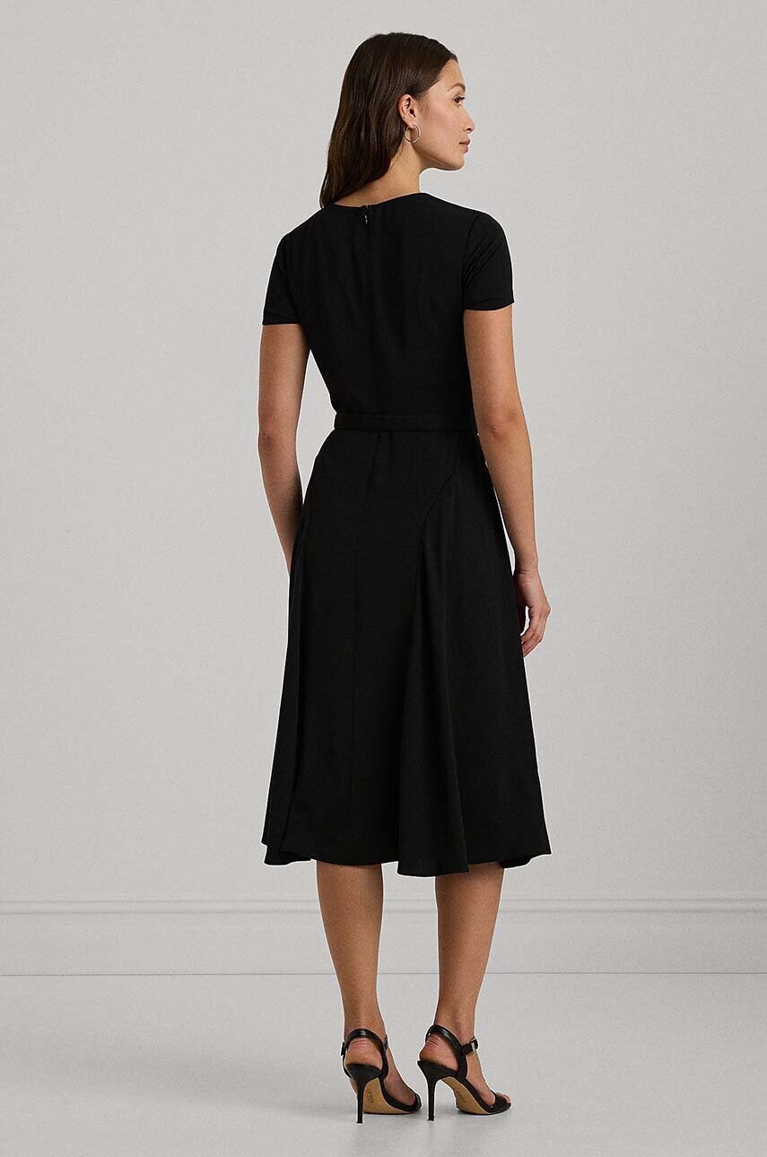 Сукня Lauren Ralph Lauren колір синій mini розкльошена 250909382
