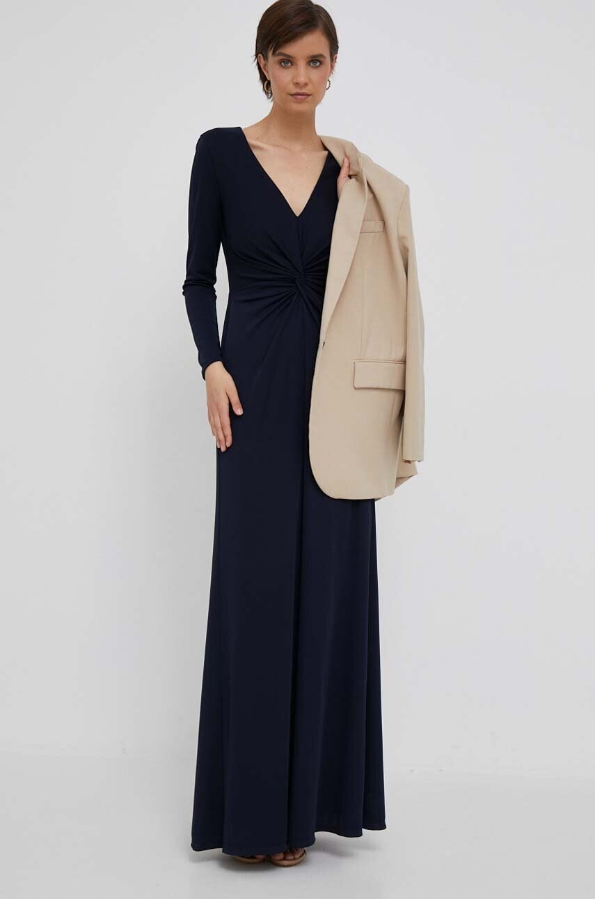 Сукня Lauren Ralph Lauren колір синій maxi пряма