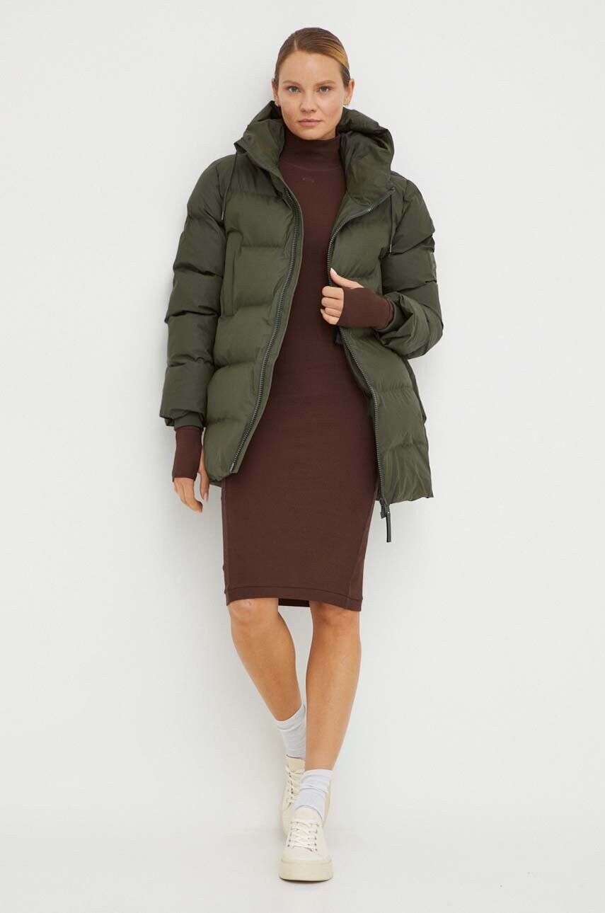 Сукня G-Star Raw колір коричневий mini облягаюча