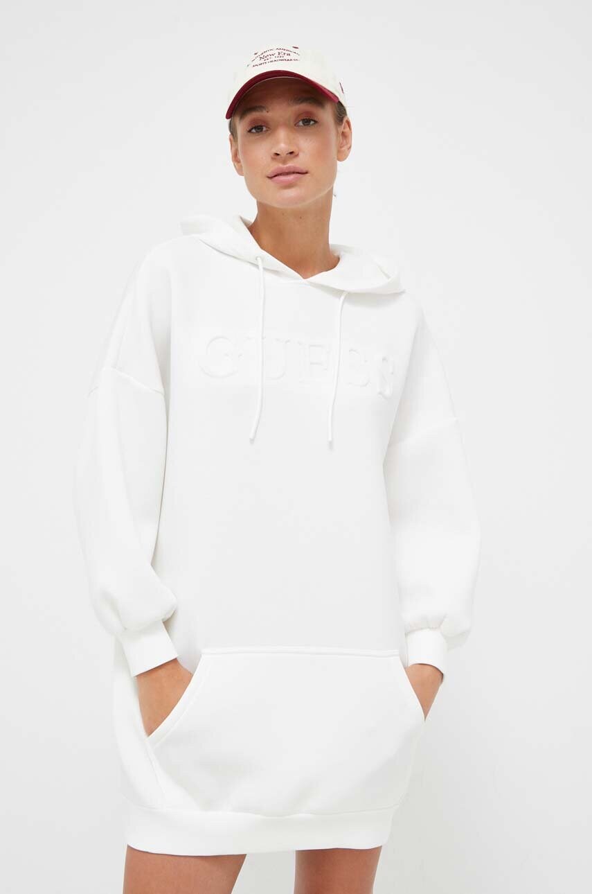 Сукня Guess колір бежевий mini oversize