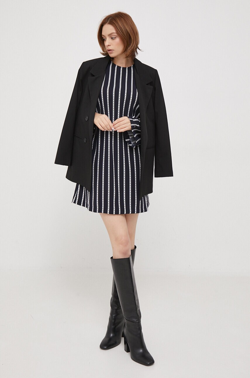 Сукня Tommy Hilfiger колір синій mini розкльошена