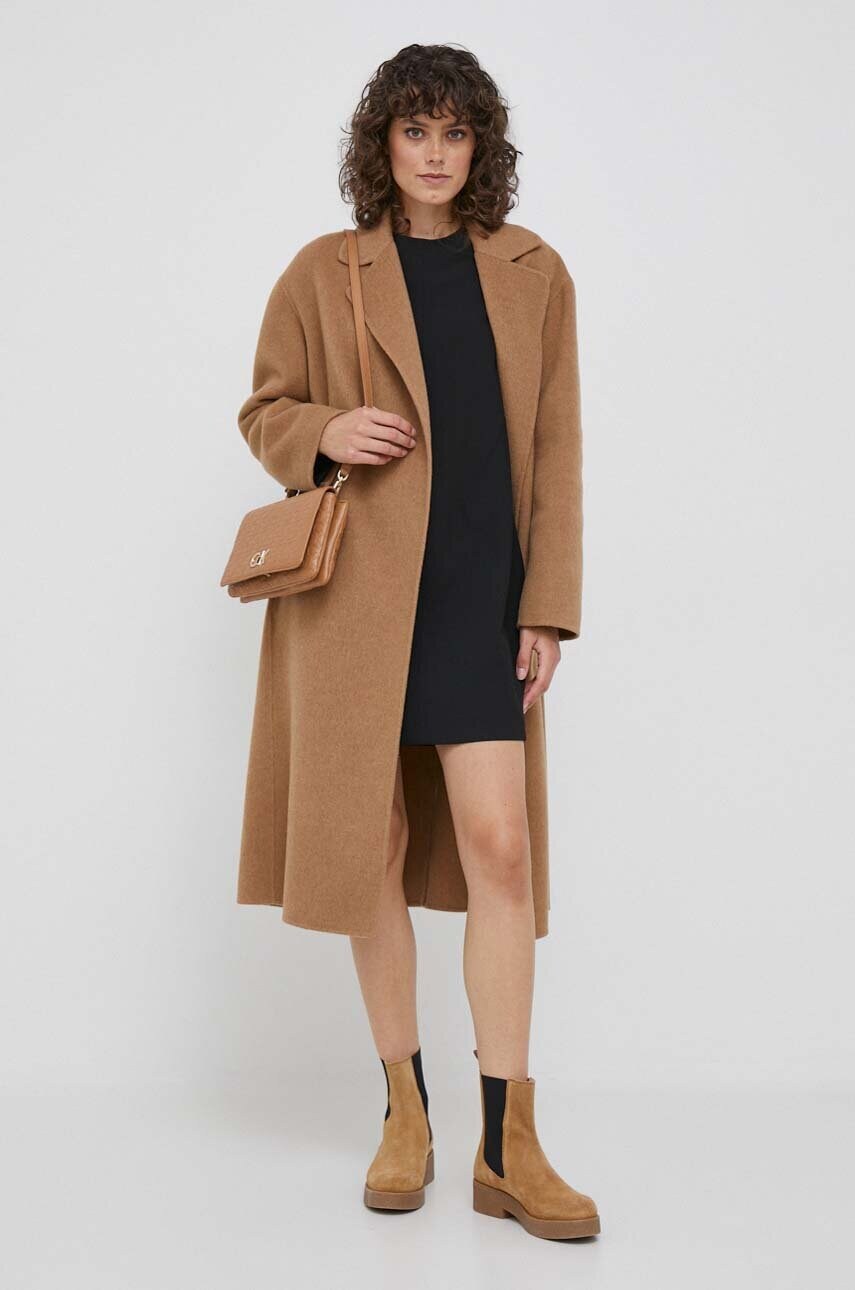 Сукня Calvin Klein колір чорний mini пряма
