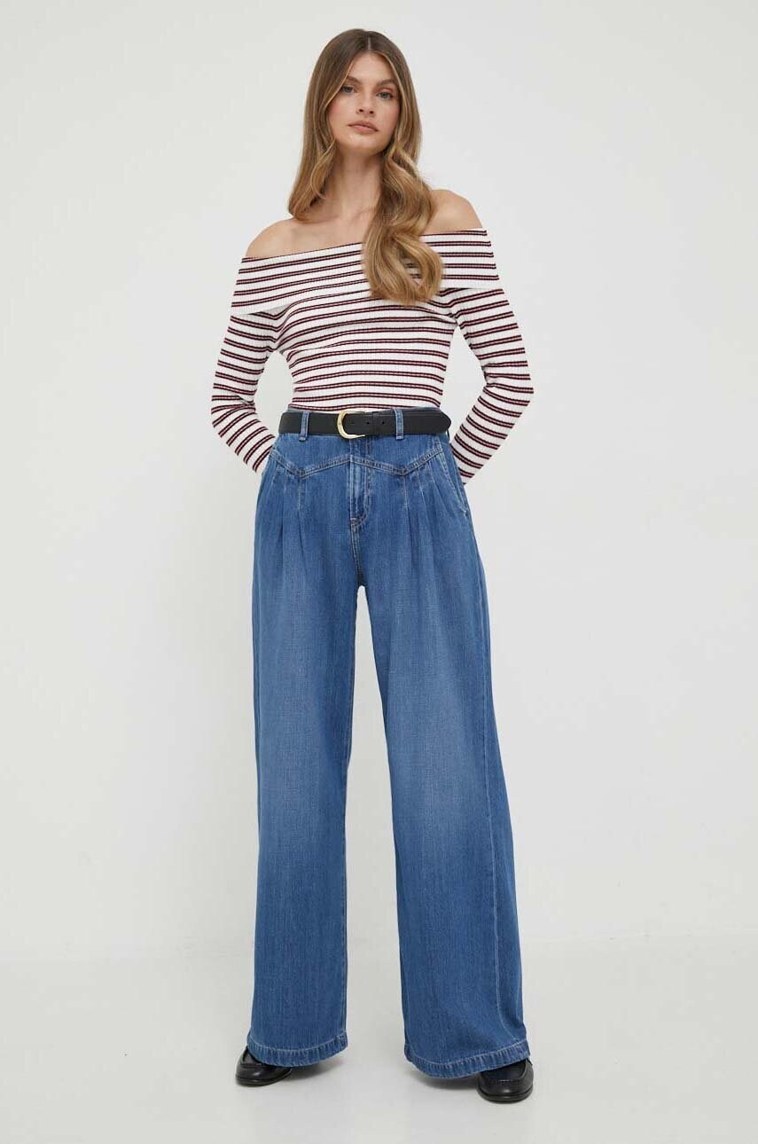 Светр Pepe Jeans Danna жіночий колір білий легкий