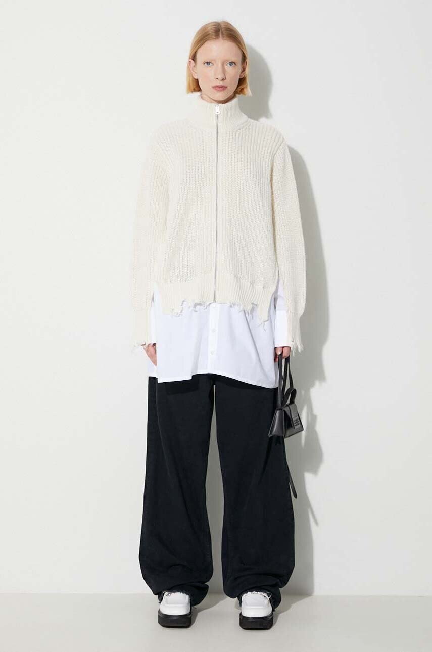 Кардиган з домішкою вовни MM6 Maison Margiela Cardigan колір червоний S62HP0009