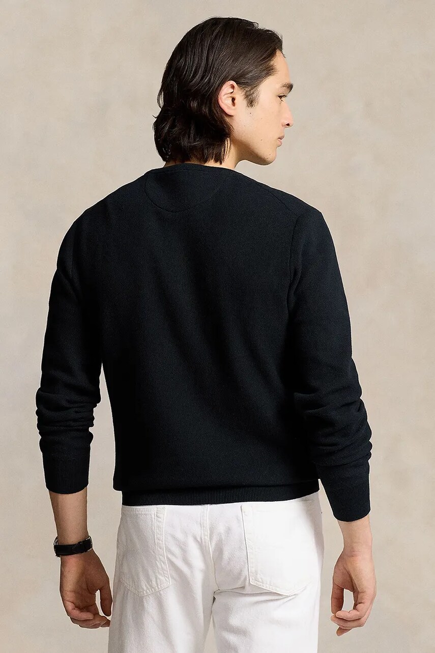 Бавовняний светр Polo Ralph Lauren колір зелений легкий 710918163