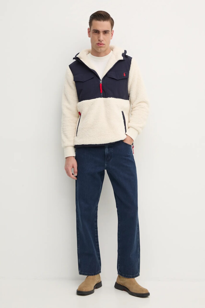 Куртка Polo Ralph Lauren чоловіча колір бежевий перехідна