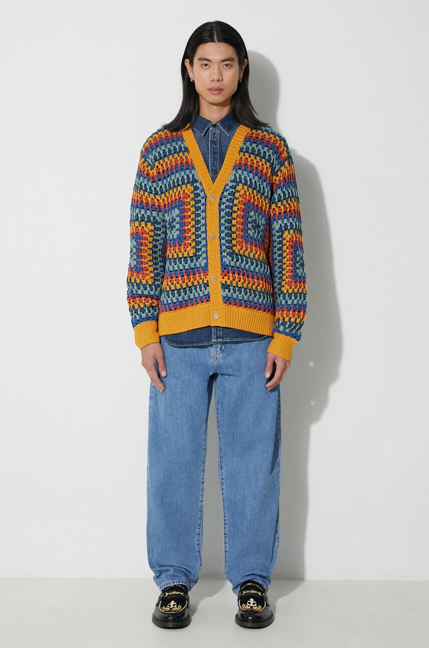 Бавовняний кардиган Corridor Sunburst Cardigan колір помаранчевий SW0109
