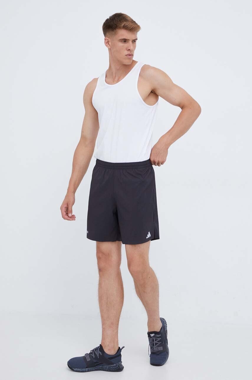 Шорти для бігу adidas Performance Designed for Running колір чорний