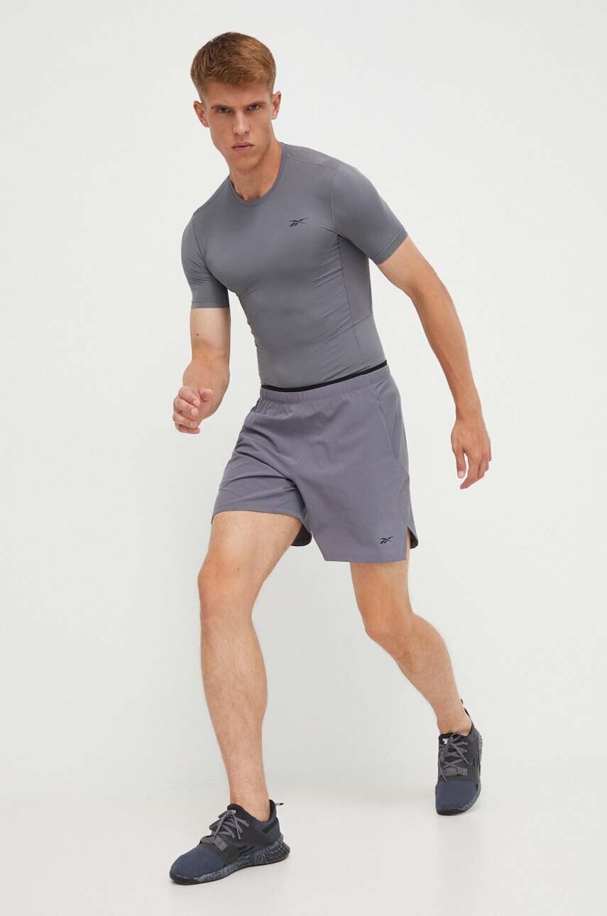 Шорти для тренувань Reebok Strength 3.0 колір сірий