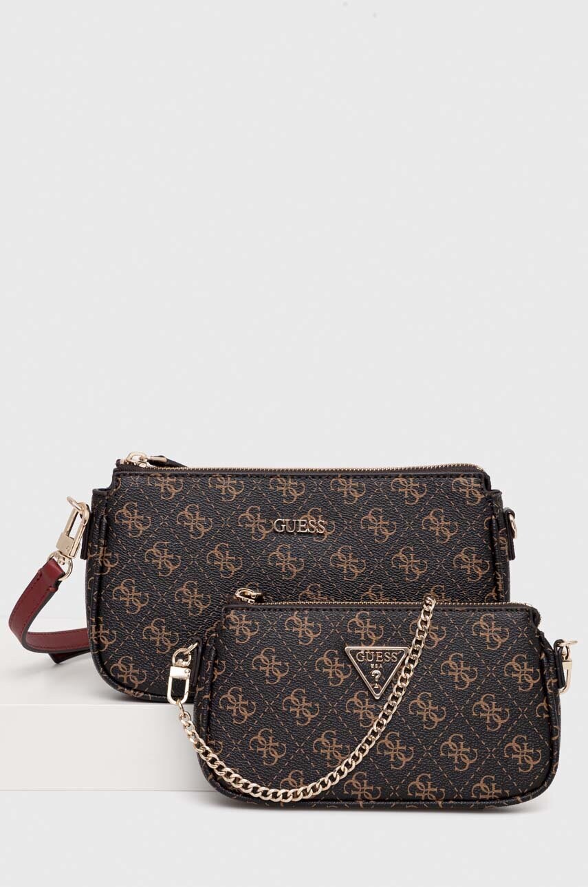 Сумочка Guess колір коричневий
