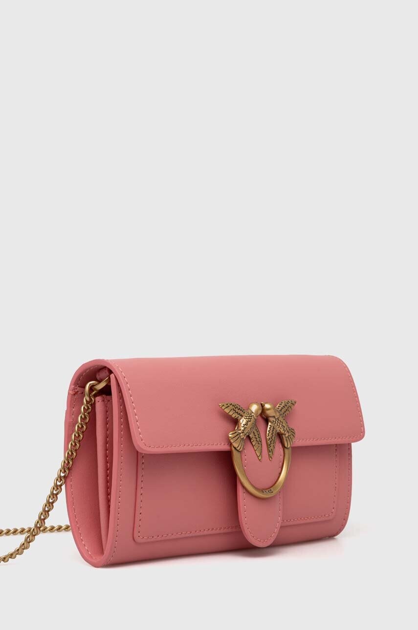 Сумочка Pinko колір рожевий