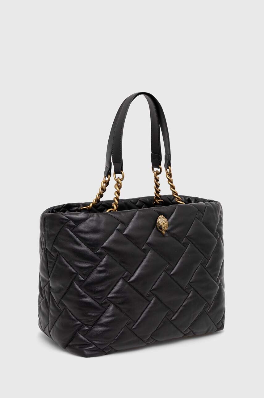 Шкіряна сумочка Kurt Geiger London колір чорний