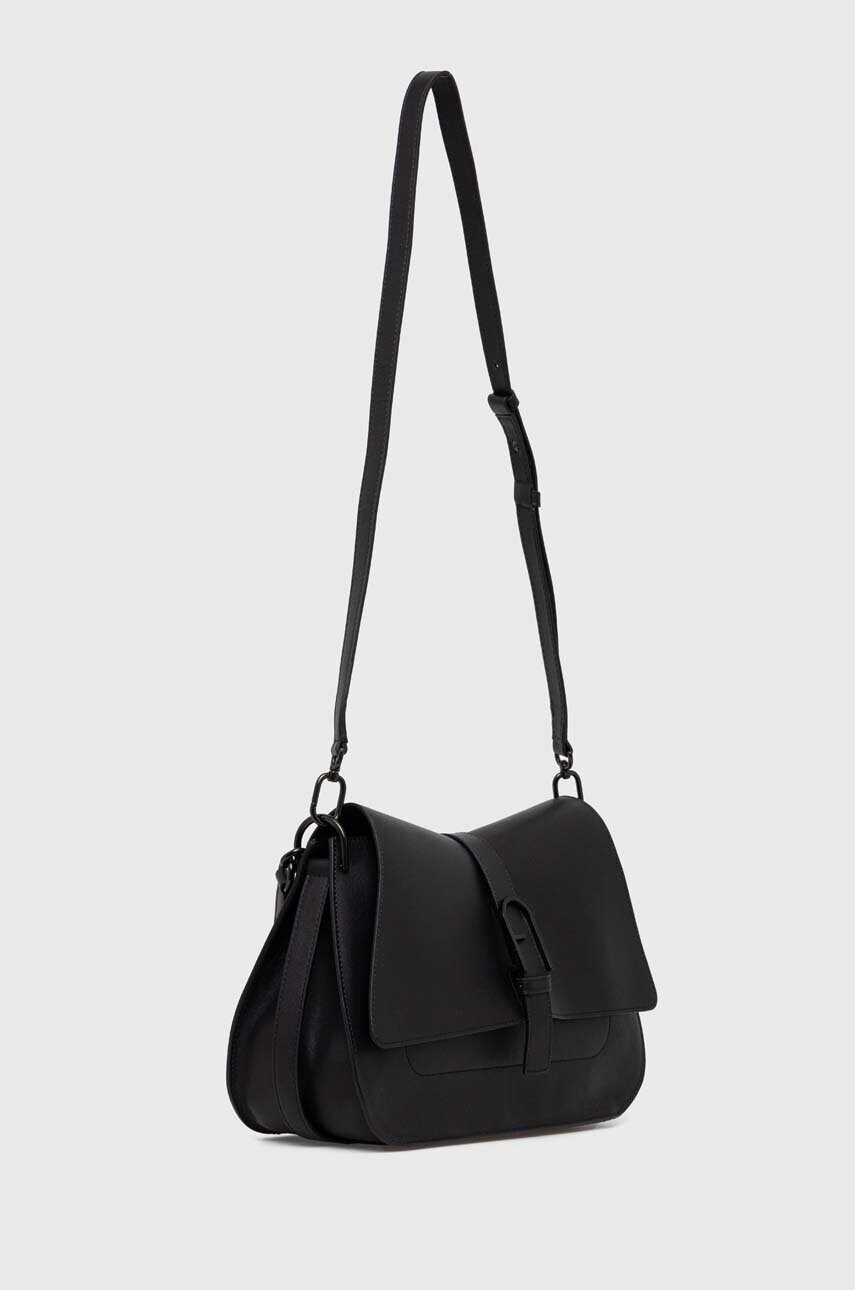 Шкіряна сумочка Furla Flow L колір чорний