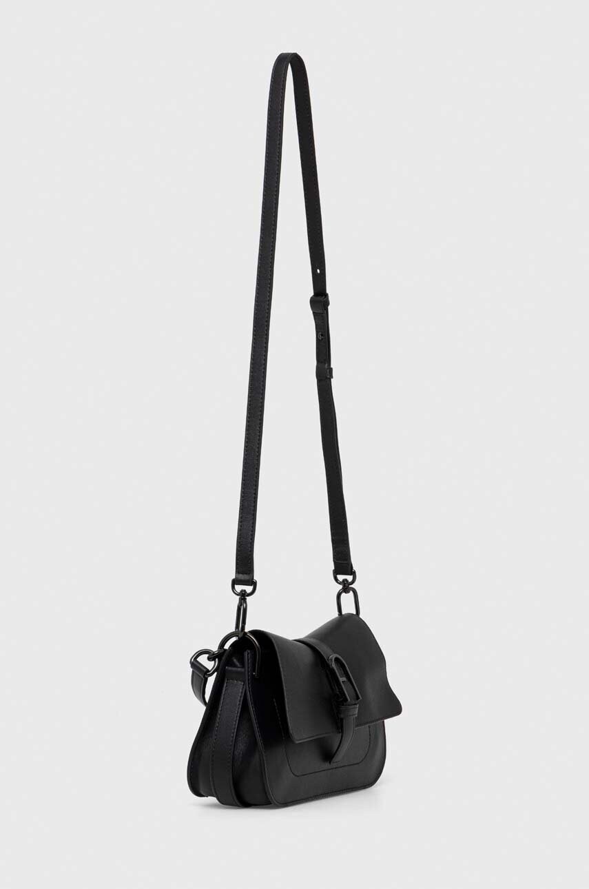 Шкіряна сумочка Furla Flow Mini колір чорний