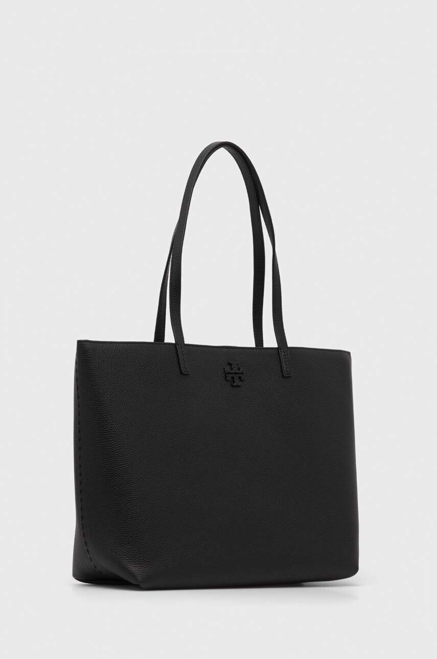 Шкіряна сумочка Tory Burch колір чорний