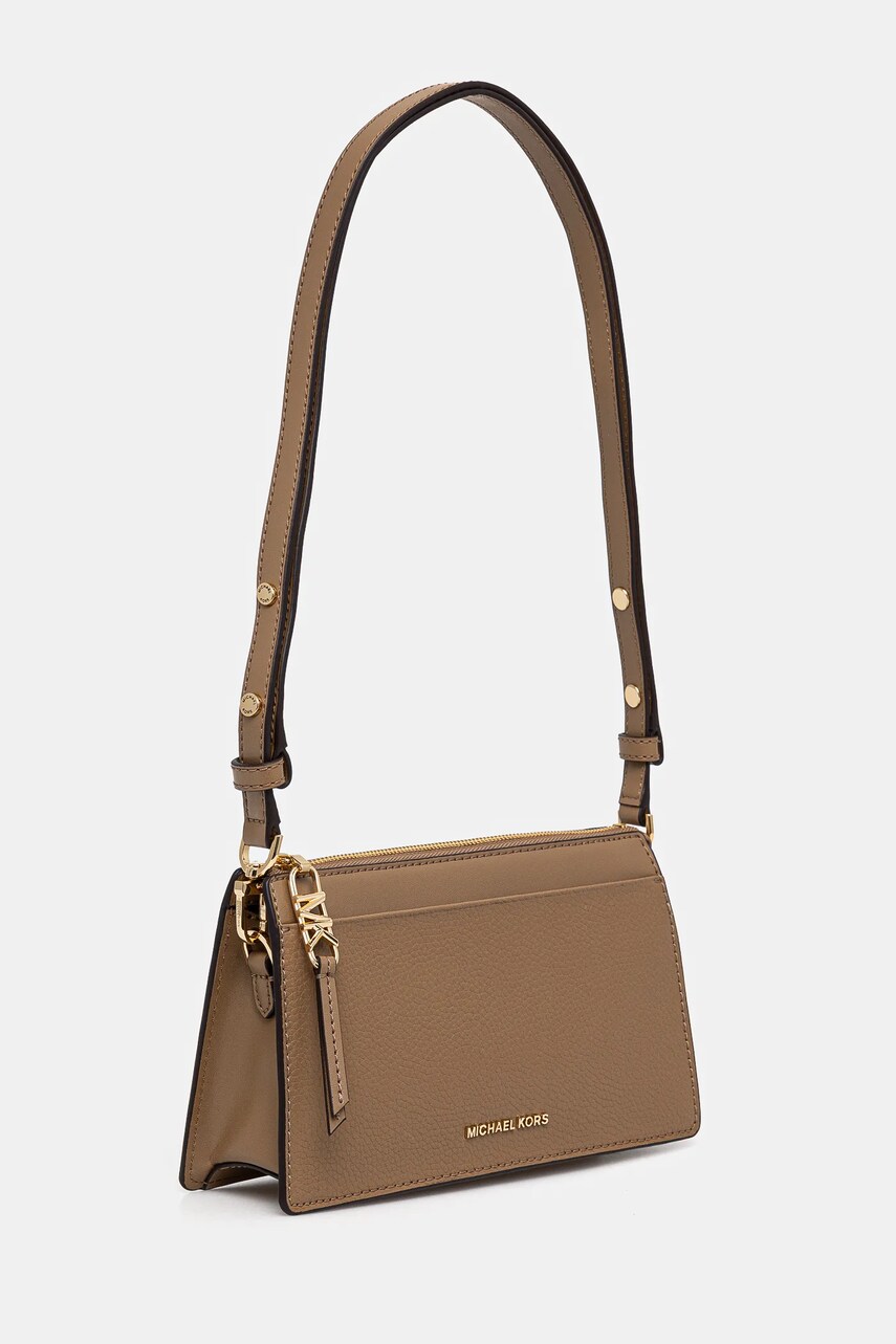 Шкіряна сумочка MICHAEL Michael Kors колір зелений 32H3G8EC7L