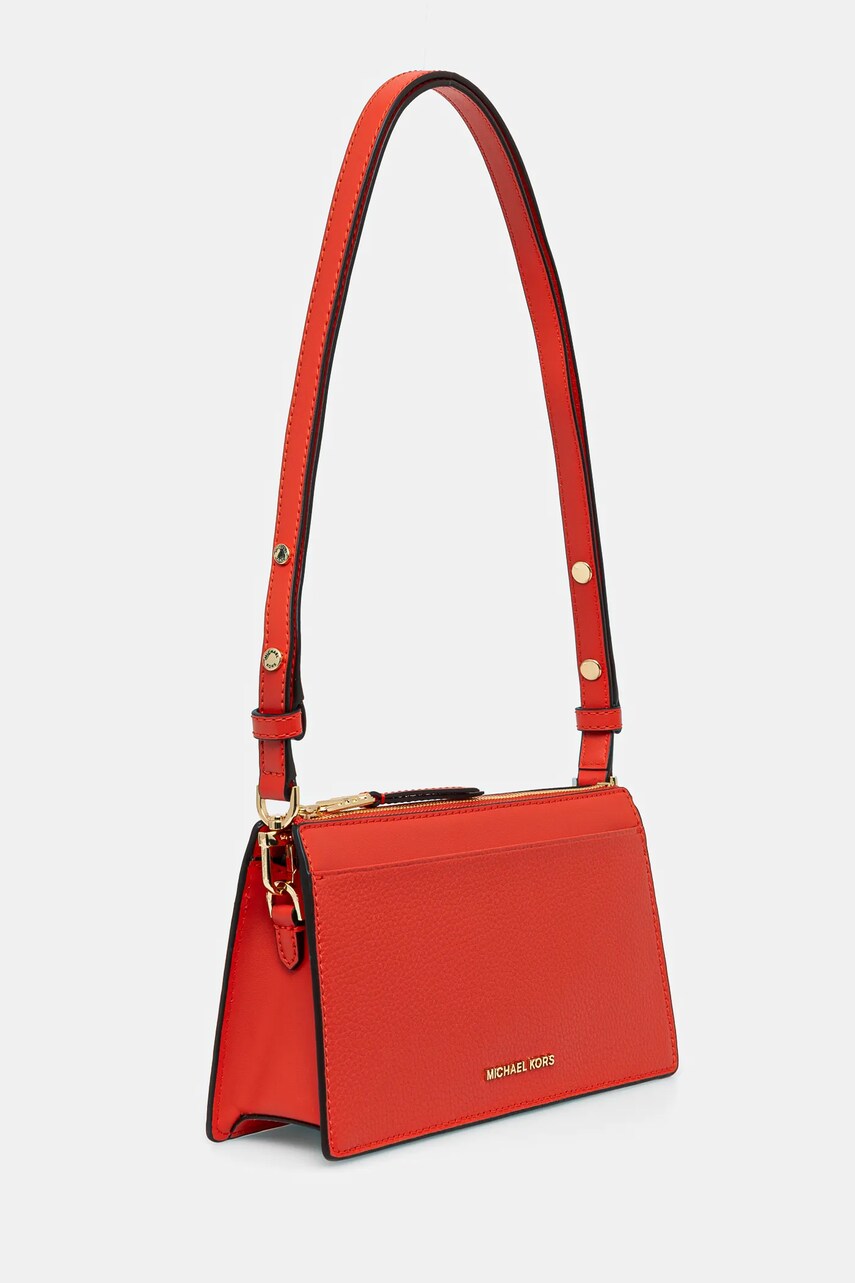 Шкіряна сумочка MICHAEL Michael Kors колір червоний 32H3G8EC7L