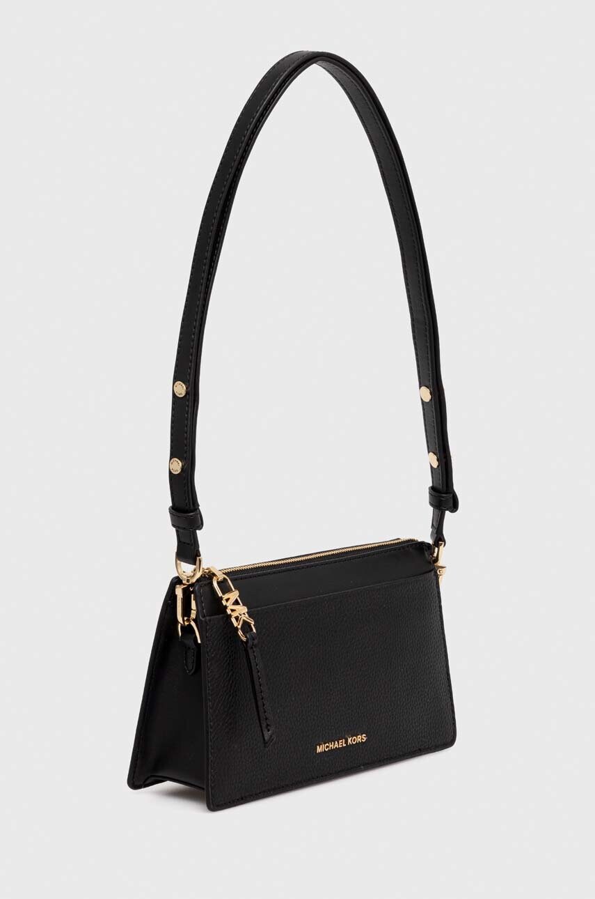 Шкіряна сумочка MICHAEL Michael Kors колір чорний 32H3G8EC7L