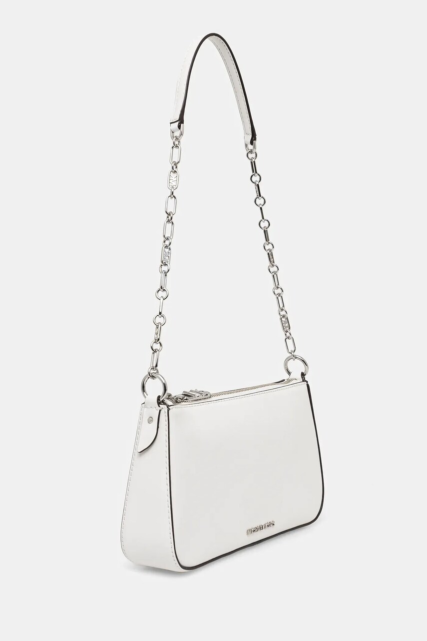 Шкіряна сумочка MICHAEL Michael Kors колір білий