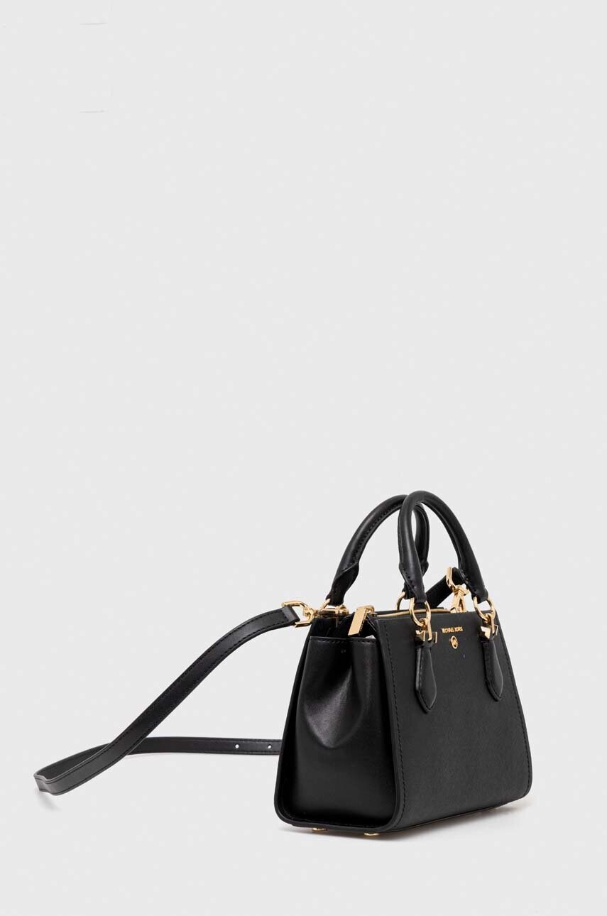Шкіряна сумочка MICHAEL Michael Kors колір чорний