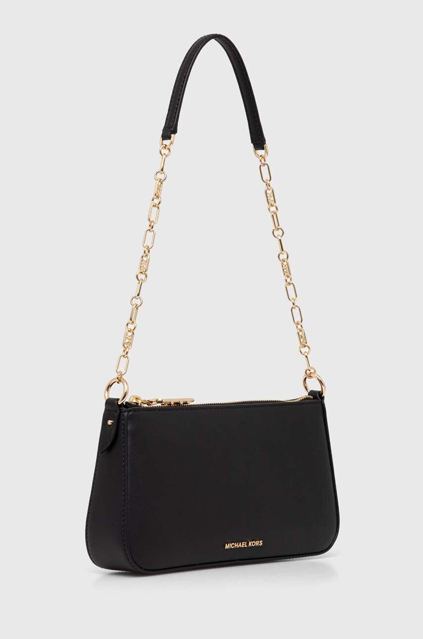 Шкіряна сумочка MICHAEL Michael Kors колір коричневий