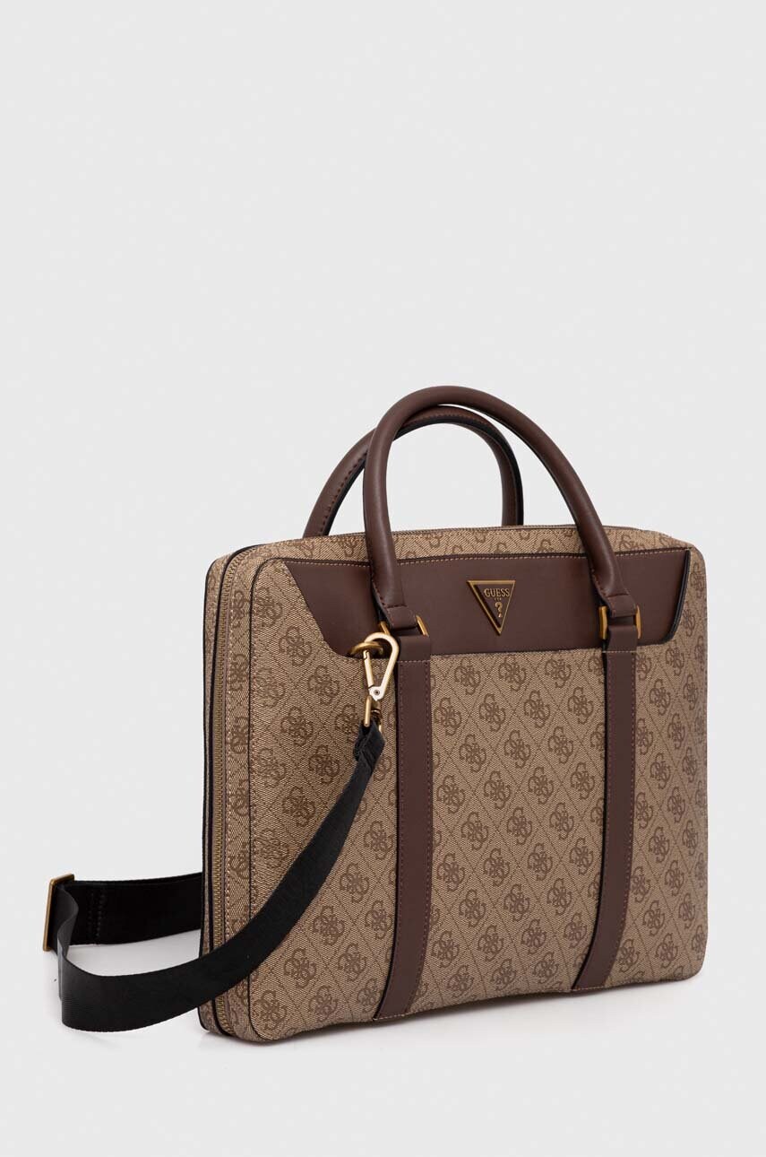 Сумка Guess колір бежевий