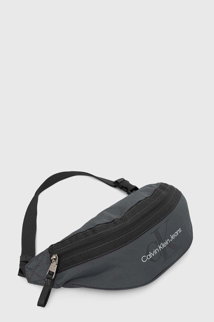 Сумка на пояс Calvin Klein Jeans колір зелений