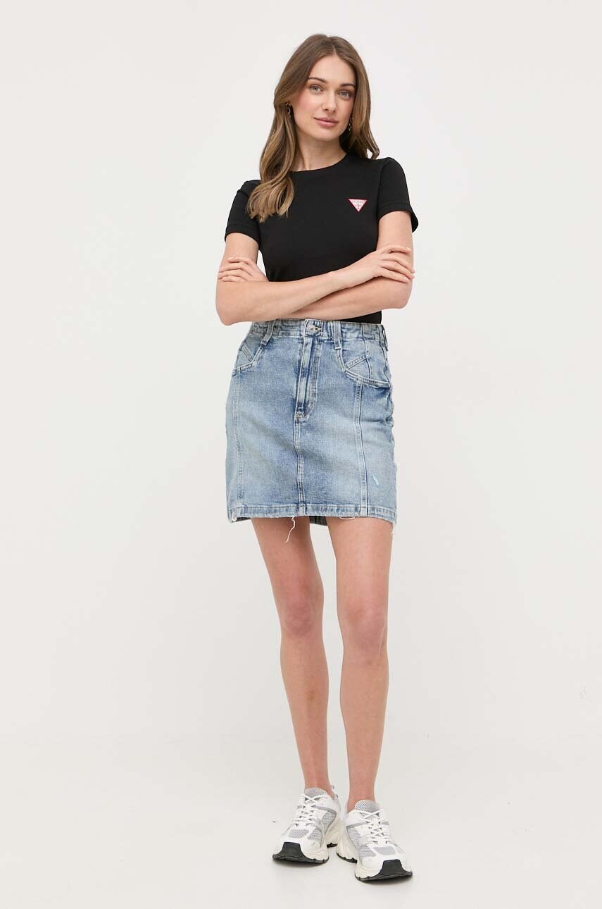 Футболка Guess жіноча колір чорний