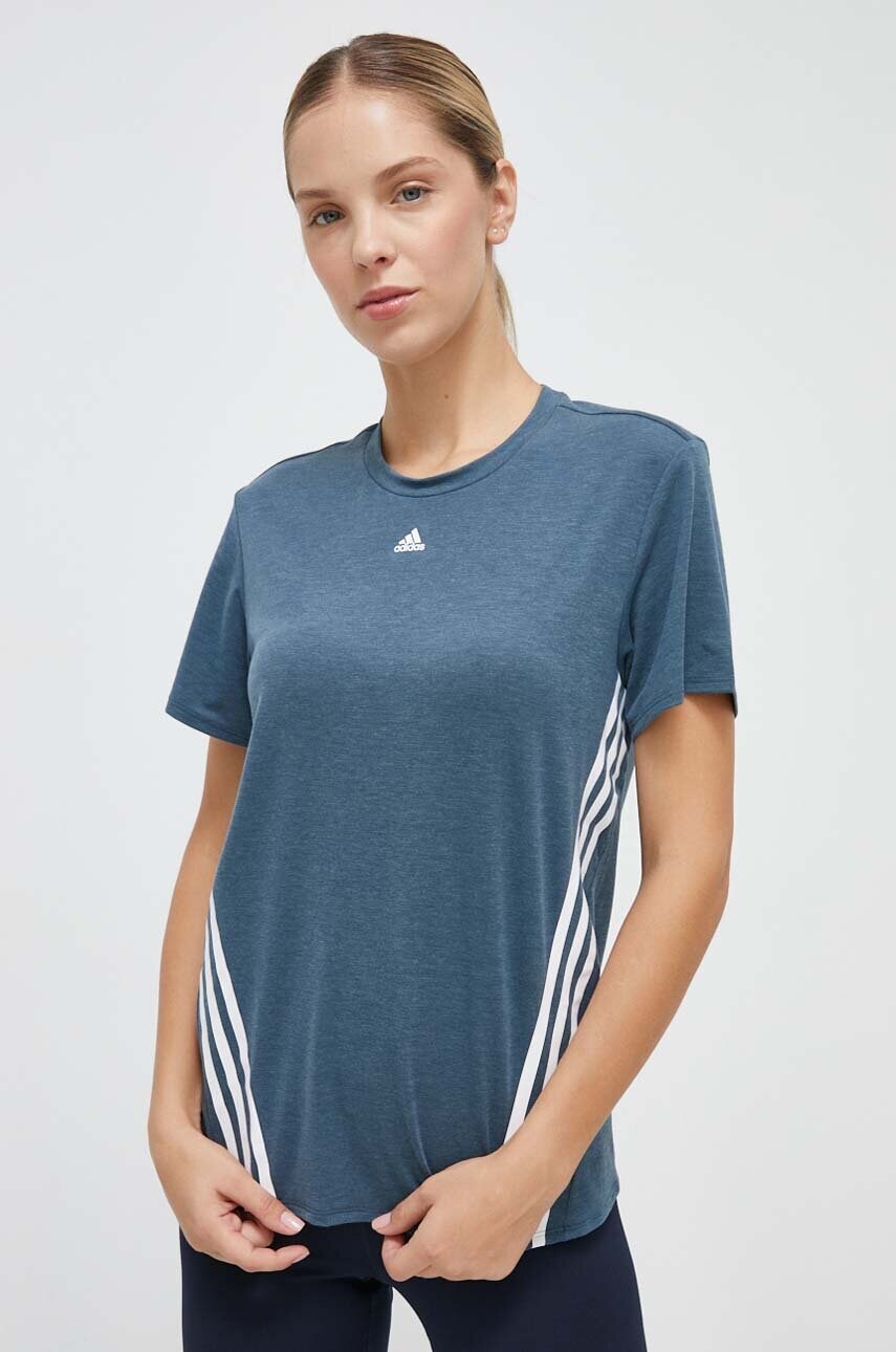 Тренувальна футболка adidas Performance колір бірюзовий