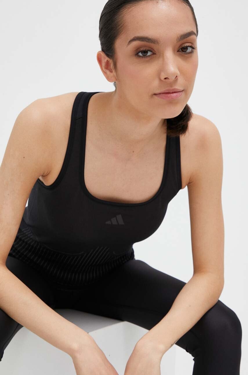 Топ для тренувань adidas Performance колір чорний