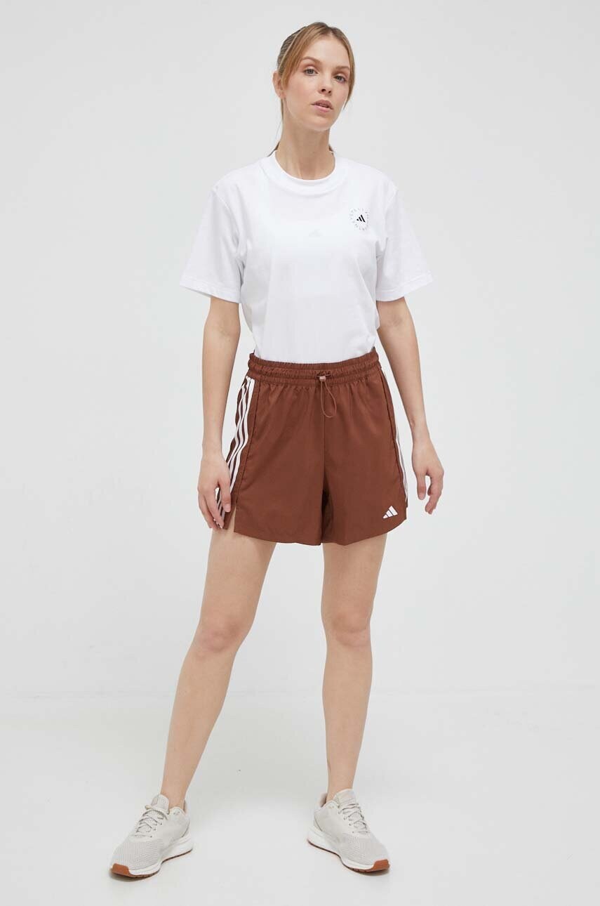Футболка adidas by Stella McCartney жіноча колір білий