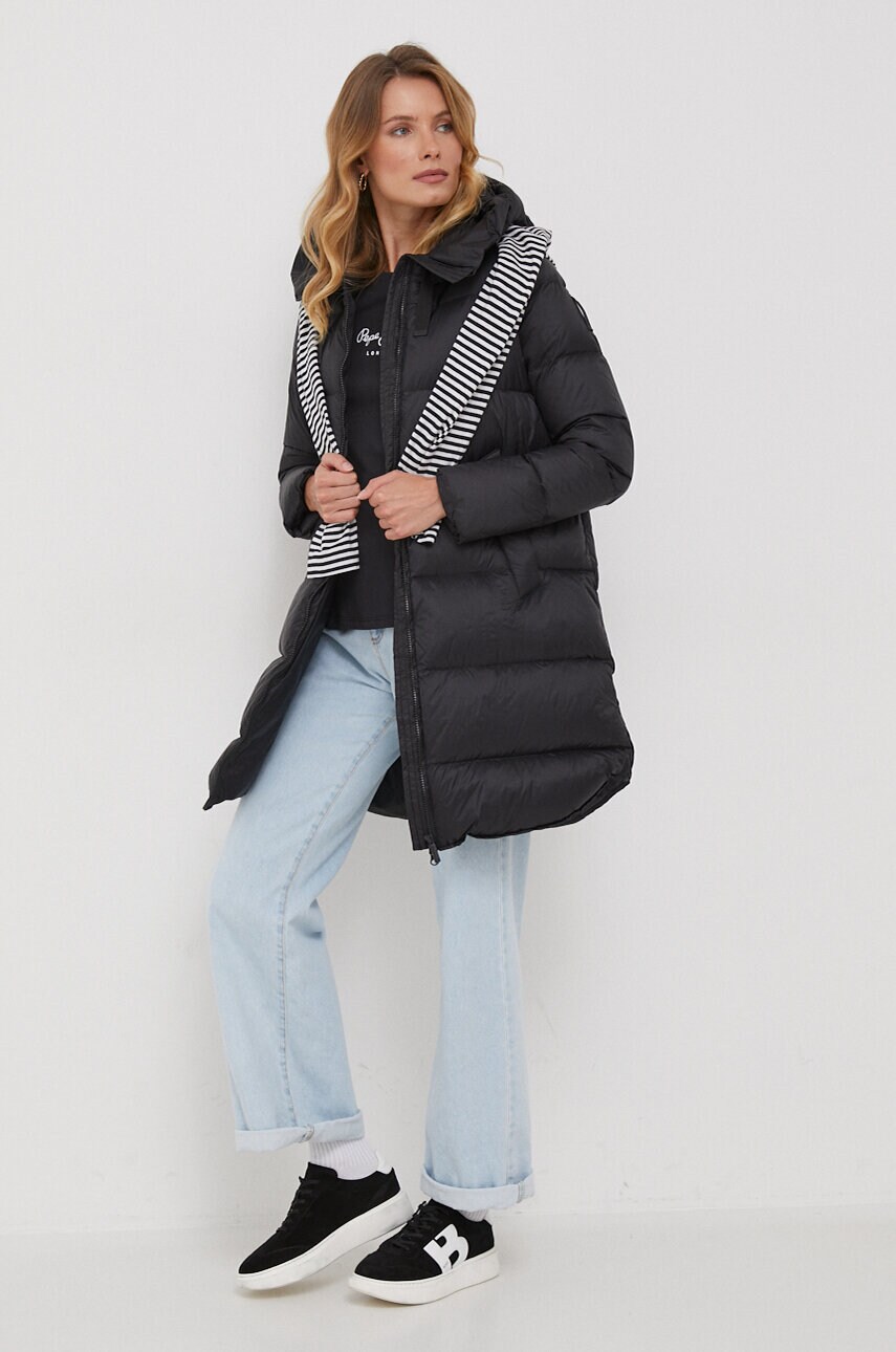 Бавовняна футболка Pepe Jeans колір чорний