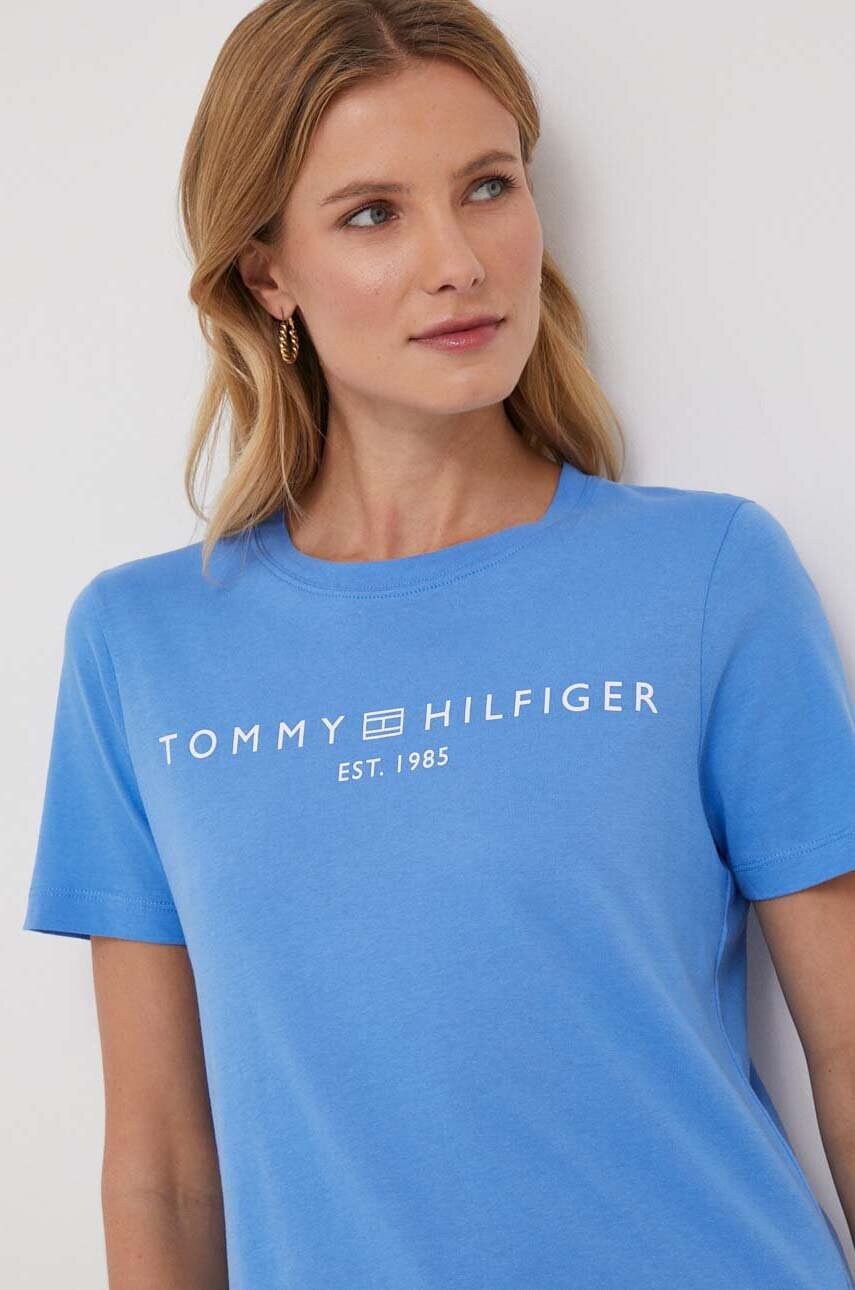 Бавовняна футболка Tommy Hilfiger жіночий