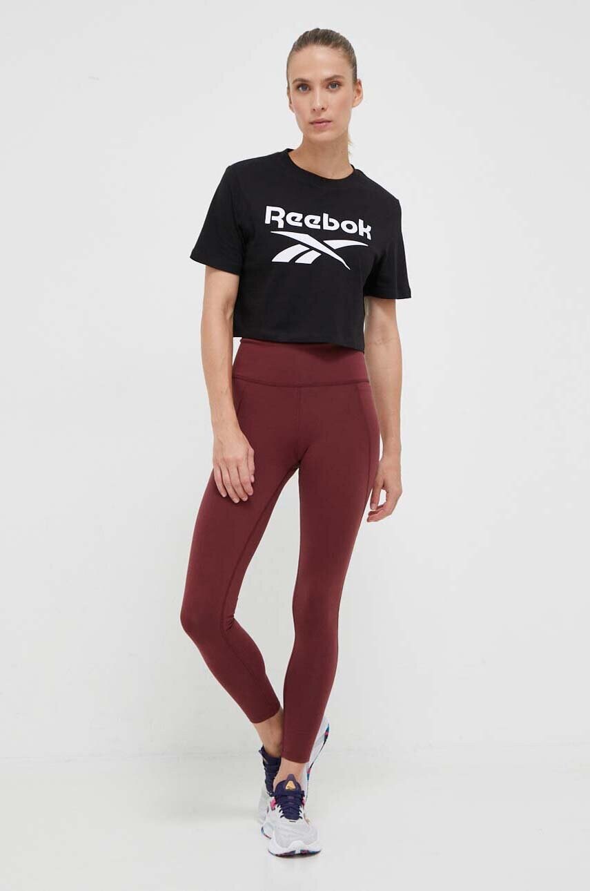 Футболка Reebok Reebok Identity жіноча колір чорний