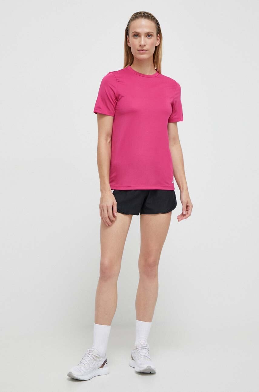 Футболка для тренувань Reebok Workout Ready колір рожевий