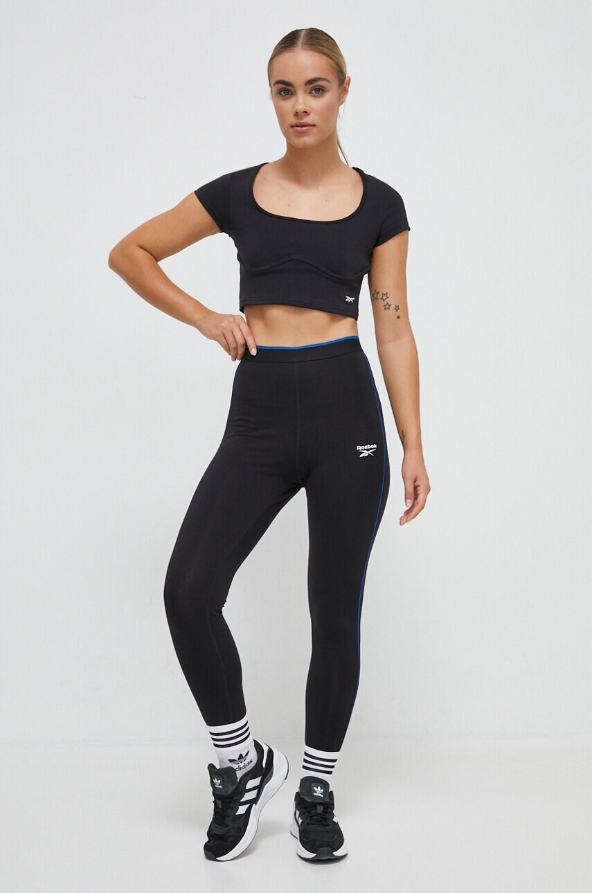 Футболка Reebok Classic жіночий колір чорний