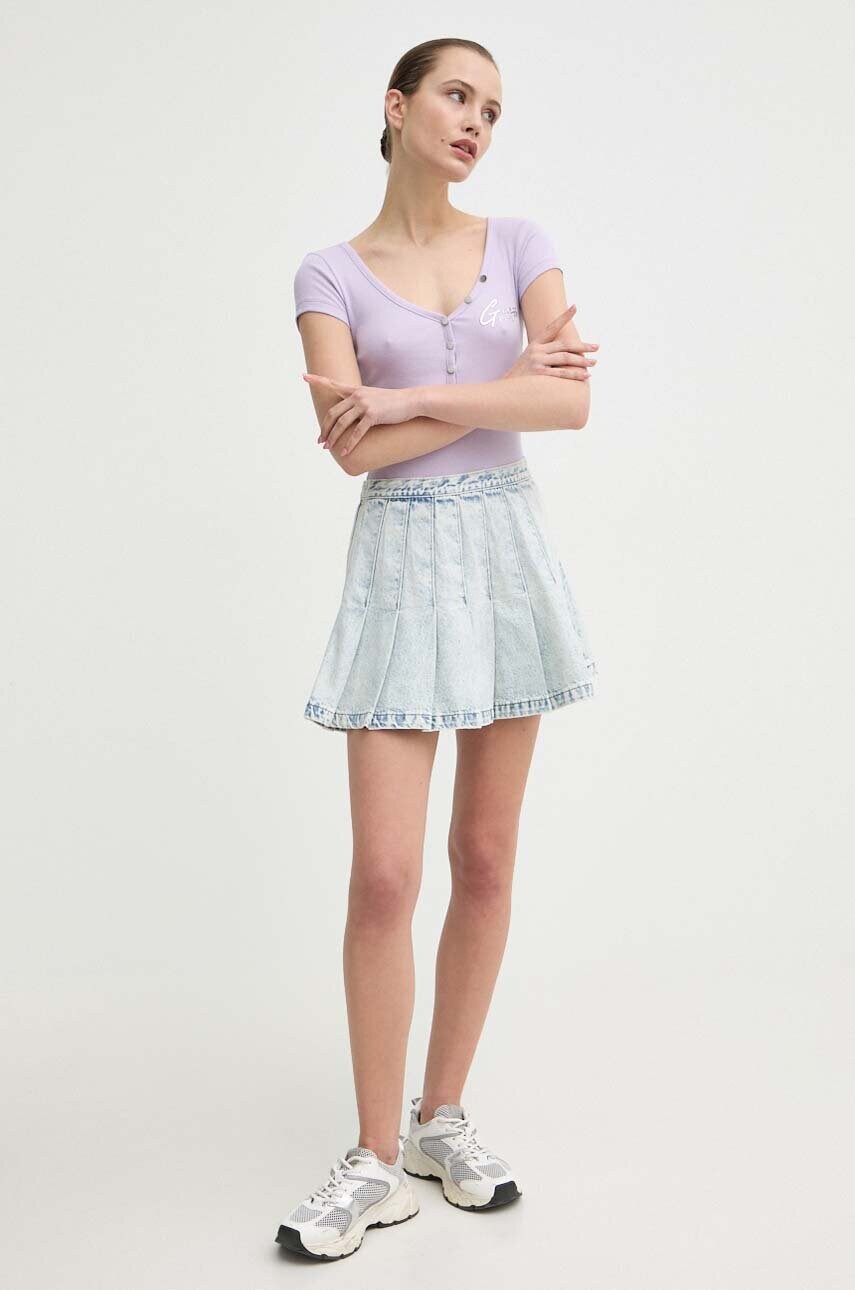 Футболка Guess жіночий колір рожевий