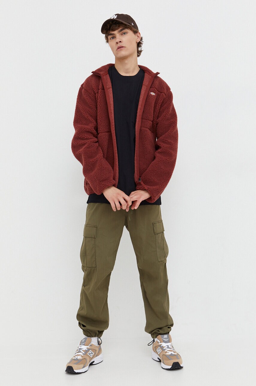 Бавовняна футболка Dickies колір чорний однотонний
