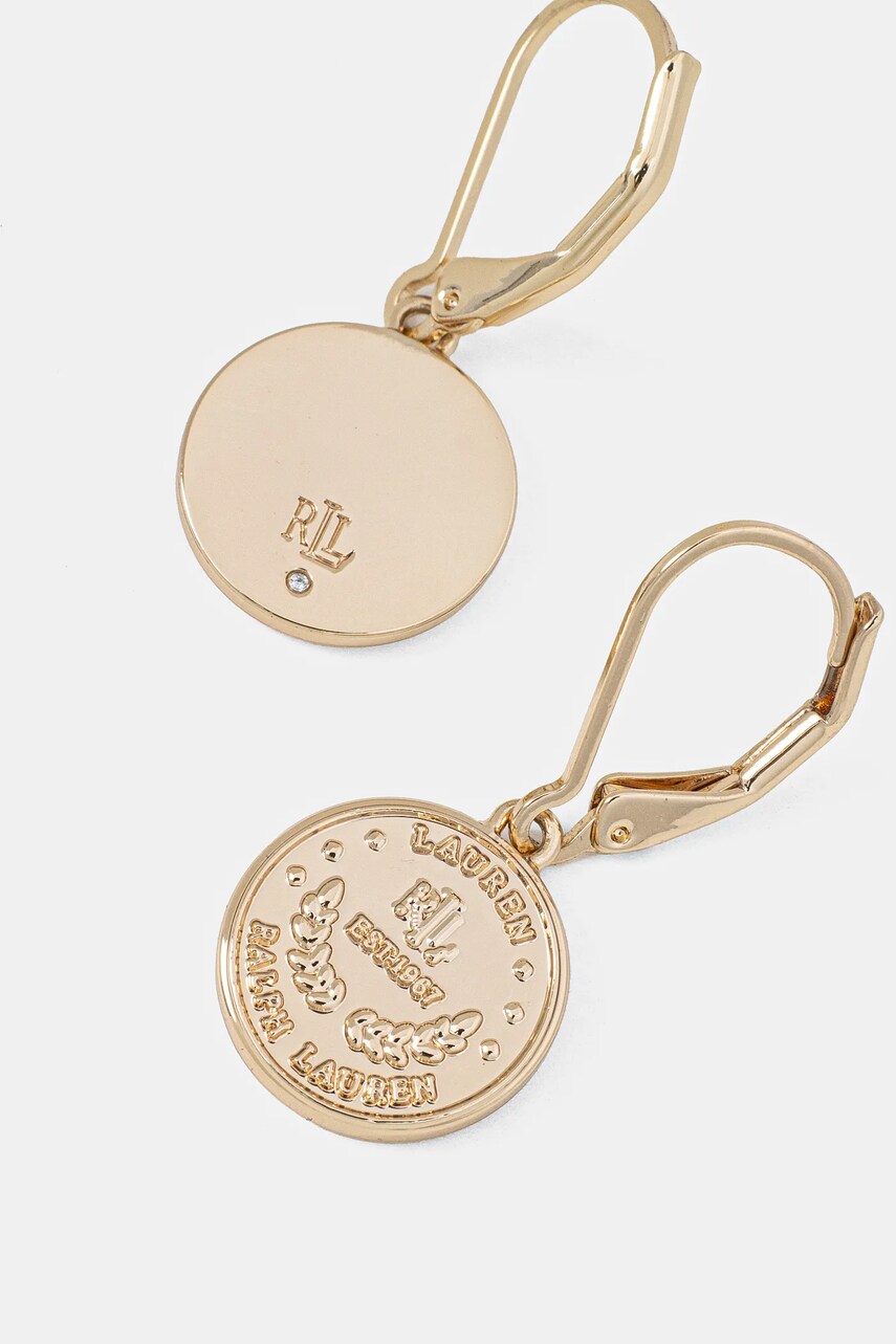 Сережки Lauren Ralph Lauren PE COIN LOGO DROP 14G00840