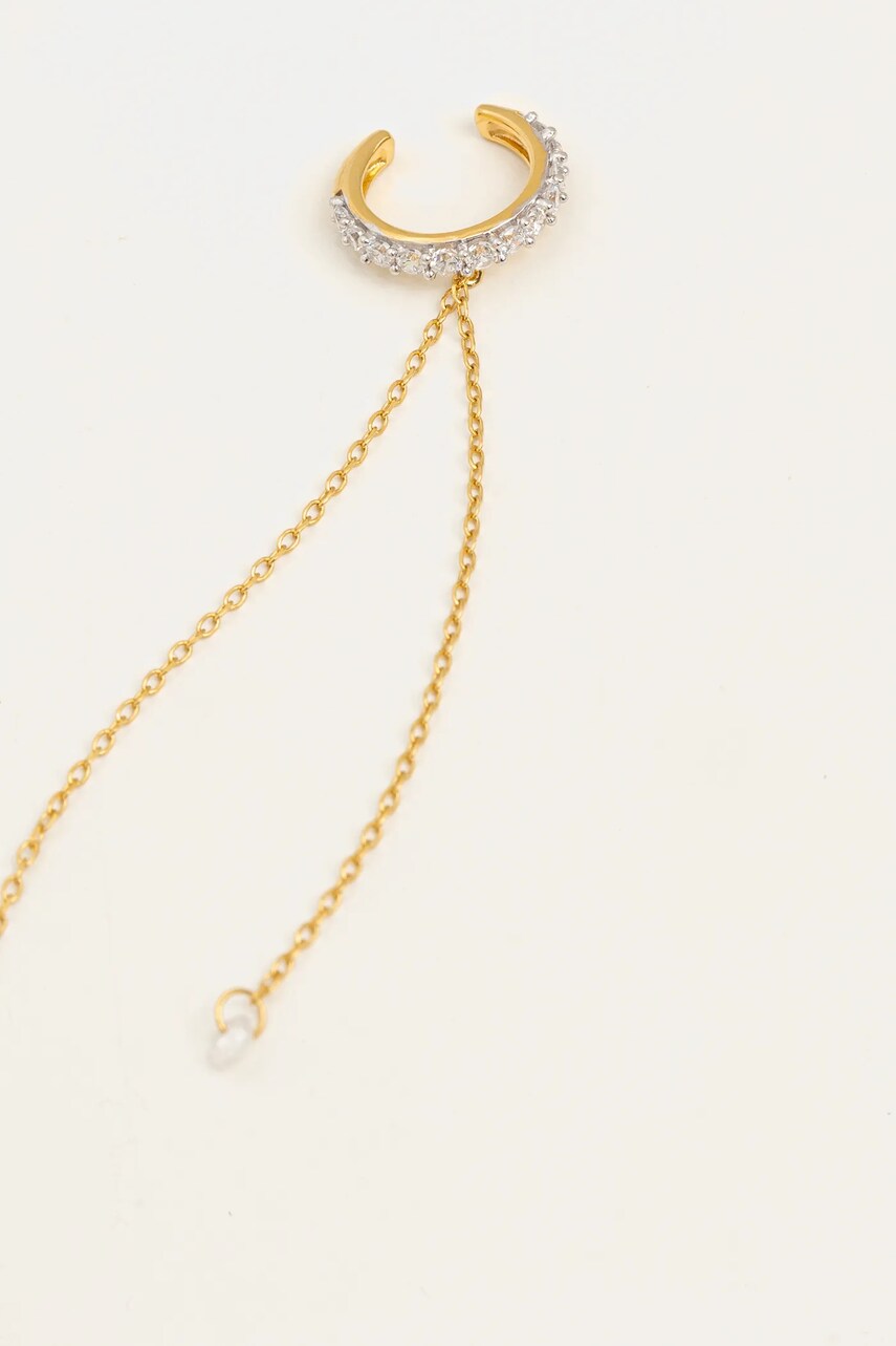 Срібна сережка Guess JSBE04 540JW