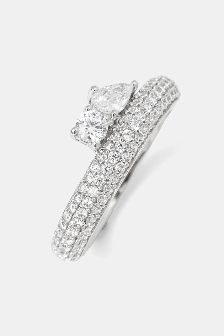 Срібний перстень Guess JSBR04 509JW