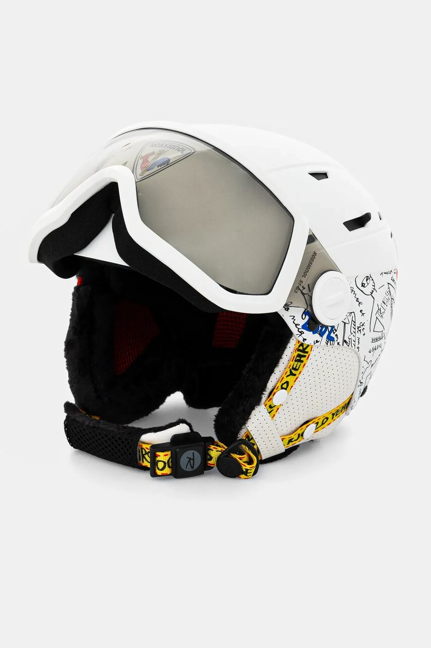 Гірськолижний шолом Rossignol Allspeed Visor Impacts Photochromic x JCC колір білий RKKH400